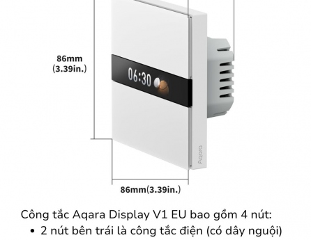 WS-K02D Công tắc thông minh Aqara Display Switch V1 EU 